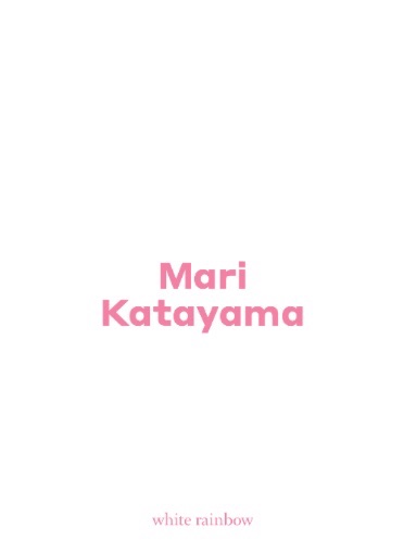 accompanying catalogue on Mari Katayama, Broken Heart at White Rainbow gallery