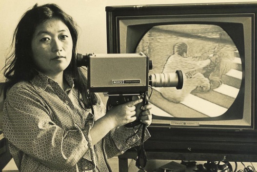 Portrait of SHIGEKO KUBOTA. Image copyright the estate of the artist; courtesy Shigeko Kubota Video Art Foundation, New York