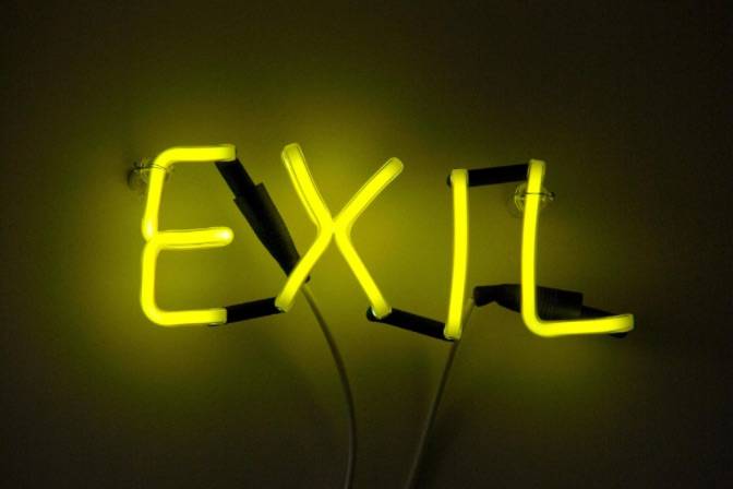 Exit, Adel Abdessemed, Installation view of exit at 52nd Venice Biennale